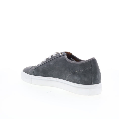 Pastori by Di Bianco Julius Mens Gray Suede Lace Up Lifestyle Sneakers Shoes