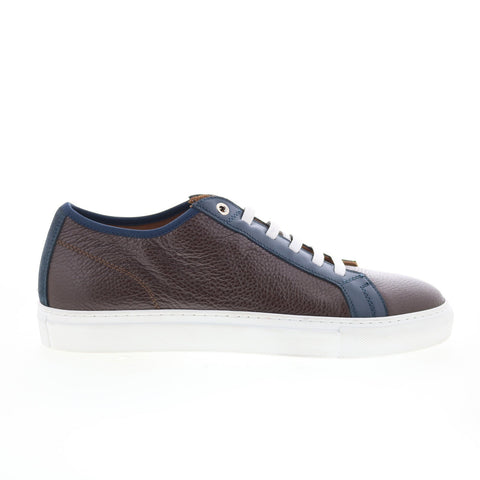 Pastori by Di Bianco Julius Mens Brown Leather Lifestyle Sneakers Shoes