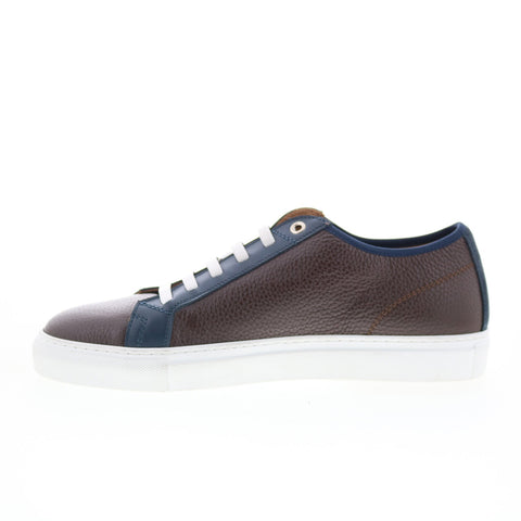 Pastori by Di Bianco Julius Mens Brown Leather Lifestyle Sneakers Shoes