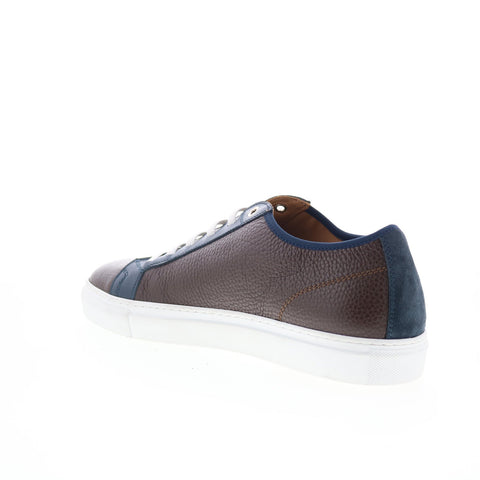 Pastori by Di Bianco Julius Mens Brown Leather Lifestyle Sneakers Shoes