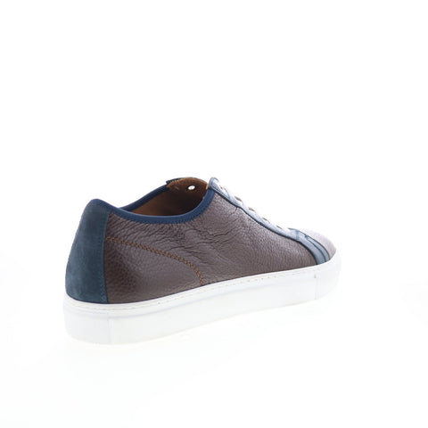Pastori by Di Bianco Julius Mens Brown Leather Lifestyle Sneakers Shoes