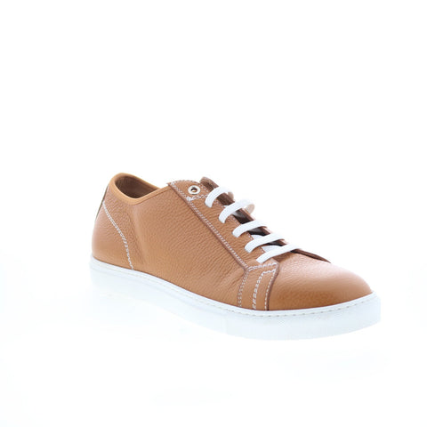 Pastori by Di Bianco Julius Mens Brown Leather Lifestyle Sneakers Shoes