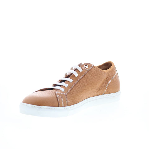 Pastori by Di Bianco Julius Mens Brown Leather Lifestyle Sneakers Shoes