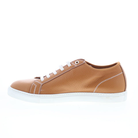 Pastori by Di Bianco Julius Mens Brown Leather Lifestyle Sneakers Shoes