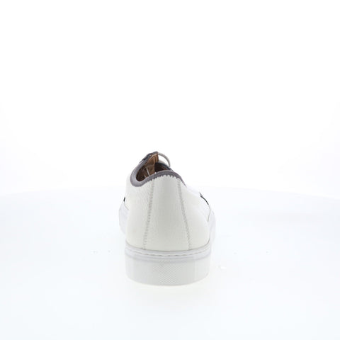 Pastori by Di Bianco Julius Mens White Leather Lifestyle Sneakers Shoes