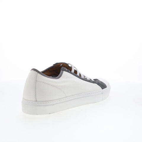 Pastori by Di Bianco Julius Mens White Leather Lifestyle Sneakers Shoes