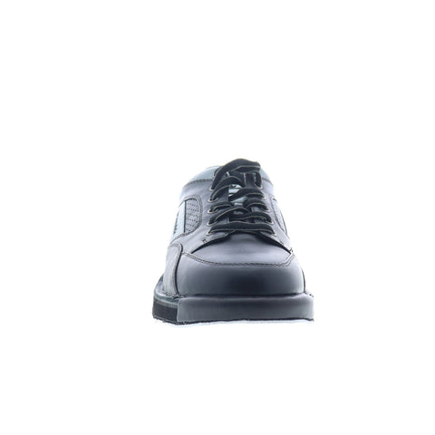 Brunswick Brunpro K1201-1 Mens Black Leather Lace Up Athletic Bowling Shoes