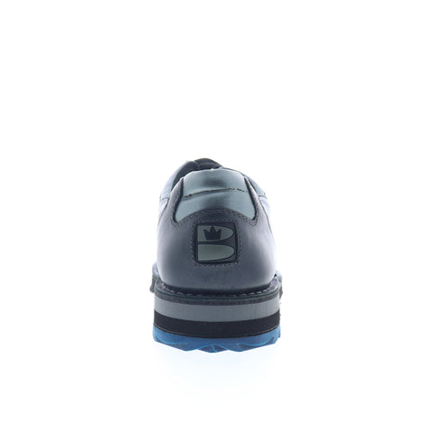 Brunswick Brunpro K1201-1 Mens Black Leather Lace Up Athletic Bowling Shoes