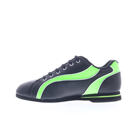 Brunswick K530-5 Womens Black Synthetic Lace Up Athletic Bowling Shoes