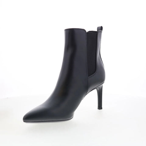 Calvin Klein Samara 3 KCSAMARA3 Womens Black Leather Ankle & Booties Boots
