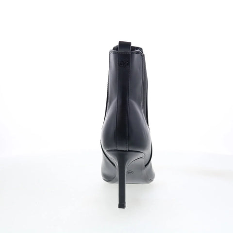 Calvin Klein Samara 3 KCSAMARA3 Womens Black Leather Ankle & Booties Boots