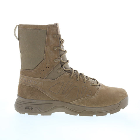 Salomon Guardian 400358 Mens Brown Suede Lace Up Tactical Boots