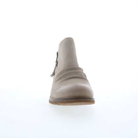 Aetrex Mila LB302 Womens Gray Nubuck Zipper Ankle & Booties Boots
