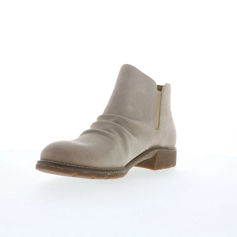 Aetrex Mila LB302 Womens Gray Nubuck Zipper Ankle & Booties Boots