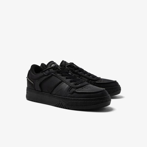 Lacoste L001 Crafted 123 2 SMA Mens Black Canvas Lifestyle Sneakers Shoes