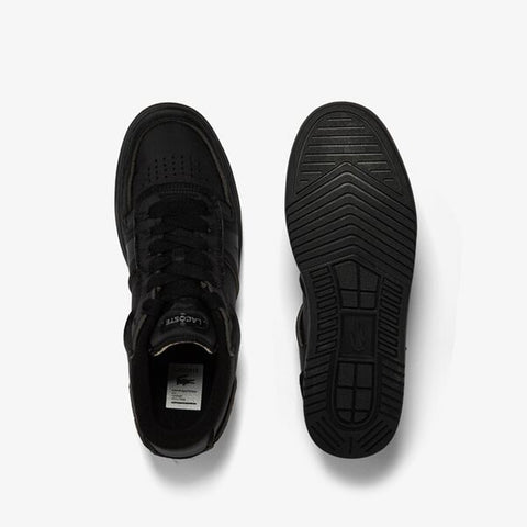 Lacoste L001 Crafted 123 2 SMA Mens Black Canvas Lifestyle Sneakers Shoes