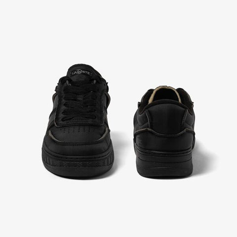 Lacoste L001 Crafted 123 2 SMA Mens Black Canvas Lifestyle Sneakers Shoes