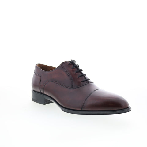Pastori by Di Bianco Leonid Mens Brown Oxfords & Lace Ups Cap Toe Shoes