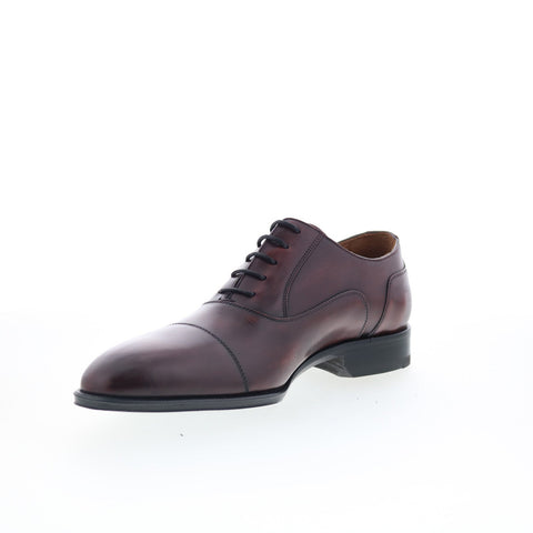 Pastori by Di Bianco Leonid Mens Brown Oxfords & Lace Ups Cap Toe Shoes