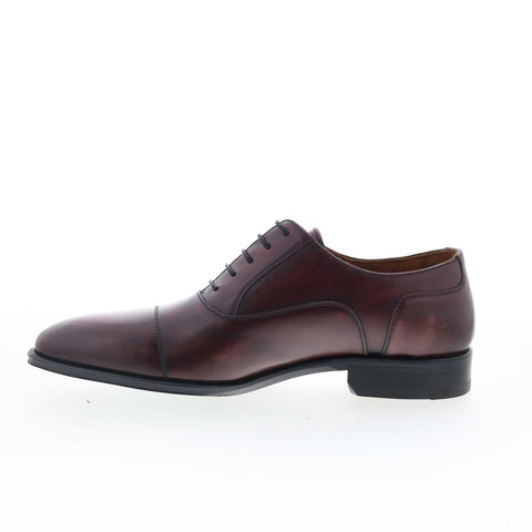 Pastori by Di Bianco Leonid Mens Brown Oxfords & Lace Ups Cap Toe Shoes