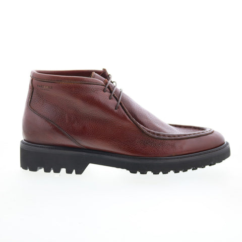 Di Bianco Lictor Mens Brown Leather Lace Up Chukkas Boots