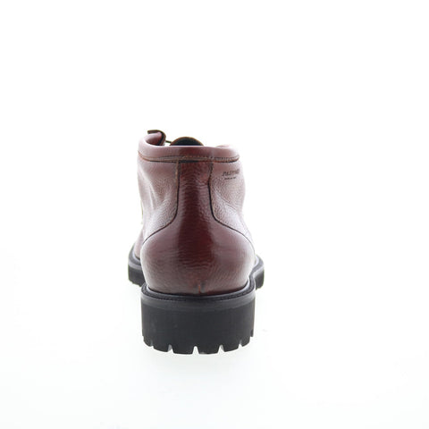 Di Bianco Lictor Mens Brown Leather Lace Up Chukkas Boots