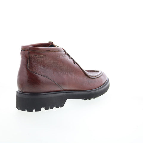 Di Bianco Lictor Mens Brown Leather Lace Up Chukkas Boots