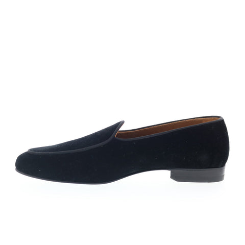 Pastori by Di Bianco Loe Cocktail Mens Black Loafers & Slip Ons Casual Shoes