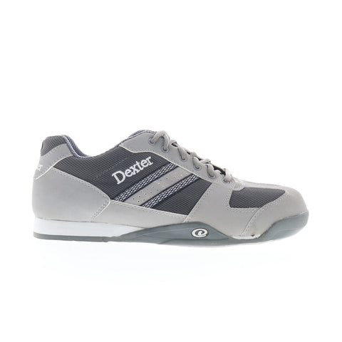 Dexter Lopro-7-2 Mens Gray Mesh Lace Up Athletic Bowling Shoes