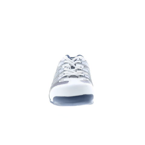 Dexter Lopro 6 Mens White Mesh Lace Up Athletic Bowling Shoes