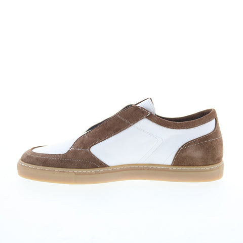 Pastori by Di Bianco Lucius Mens White Leather Lifestyle Sneakers Shoes
