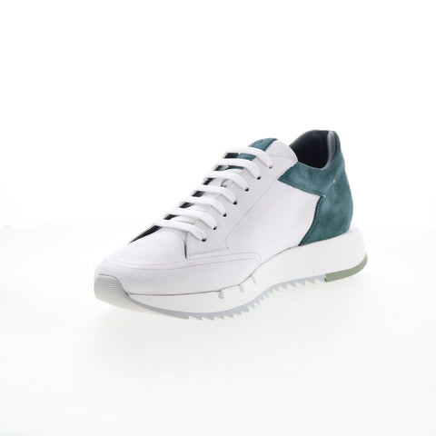 Pastori by Di Bianco Lucius Mens White Leather Lifestyle Sneakers Shoes