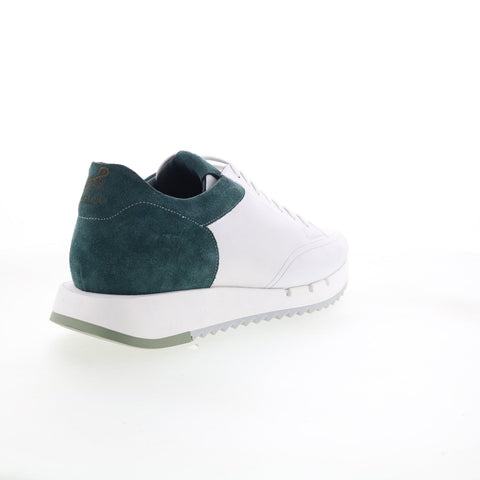 Pastori by Di Bianco Lucius Mens White Leather Lifestyle Sneakers Shoes