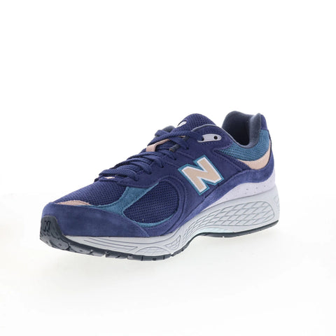 New Balance M2002RWC M2002RWC Mens Blue Mesh Lace Up Athletic Running Shoes