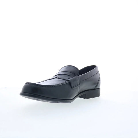 Rockport Classic Loafer Penny Mens Black Wide Loafers & Slip Ons Penny Shoes