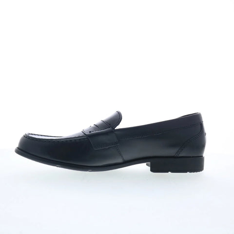 Rockport Classic Loafer Penny Mens Black Wide Loafers & Slip Ons Penny Shoes