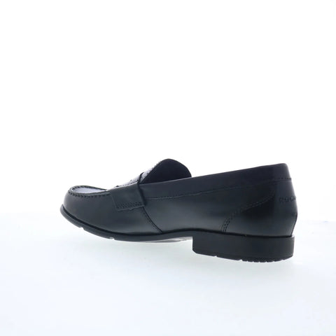 Rockport Classic Loafer Penny Mens Black Wide Loafers & Slip Ons Penny Shoes