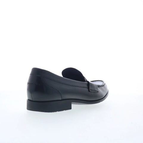 Rockport Classic Loafer Penny Mens Black Wide Loafers & Slip Ons Penny Shoes