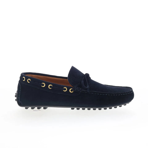 Bruno Magli Tino MB2TINN1 Mens Blue Suede Loafers & Slip Ons Casual Shoes