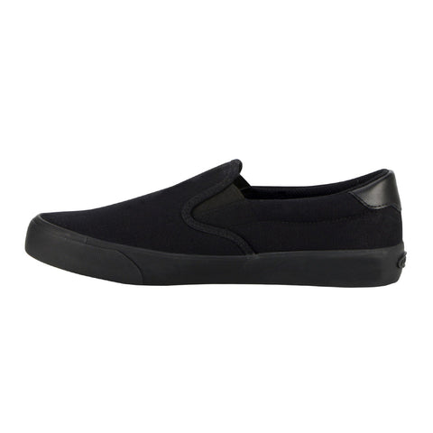 Lugz Bandit MBANDIC-0055 Mens Black Canvas Slip On Lifestyle Sneakers Shoes