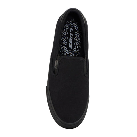Lugz Bandit MBANDIC-0055 Mens Black Canvas Slip On Lifestyle Sneakers Shoes