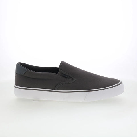 Lugz Clipper MCLIPRC-0257 Mens Gray Canvas Slip On Lifestyle Sneakers Shoes