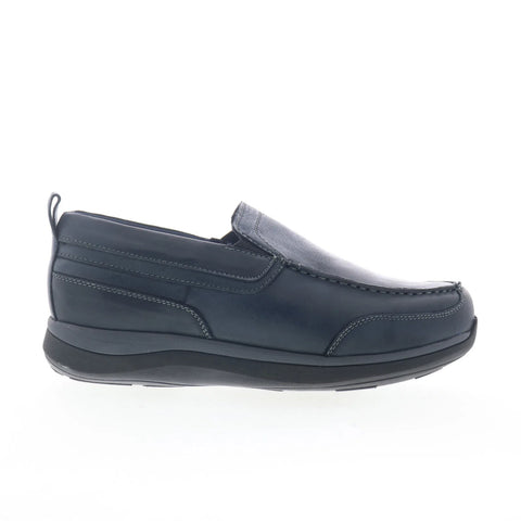 Propet Preston Mens Blue Extra Extra Wide 5E Loafers & Slip Ons Casual Shoes