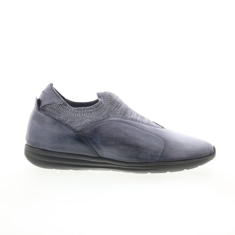 Pastori by Di Bianco Macerata Mens Gray Leather Lifestyle Sneakers Shoes