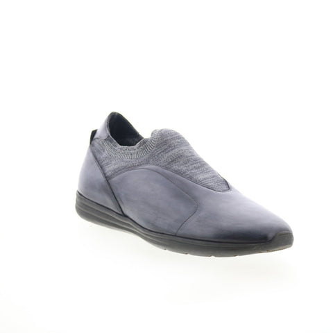 Pastori by Di Bianco Macerata Mens Gray Leather Lifestyle Sneakers Shoes