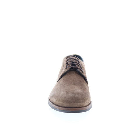 Di Bianco Marano Mens Brown Suede Lace Up Oxfords & Lace Ups Casual Shoes