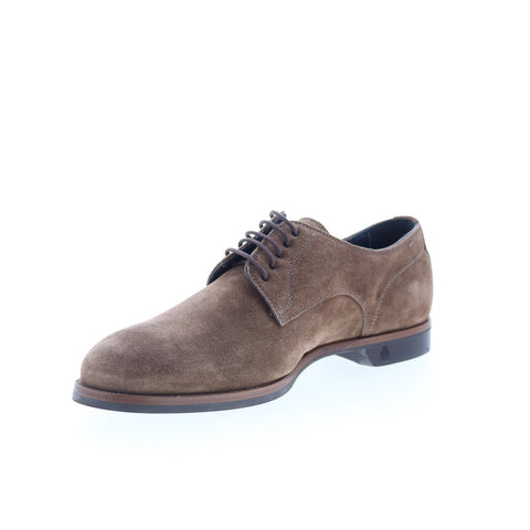 Di Bianco Marano Mens Brown Suede Lace Up Oxfords & Lace Ups Casual Shoes