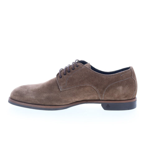 Di Bianco Marano Mens Brown Suede Lace Up Oxfords & Lace Ups Casual Shoes
