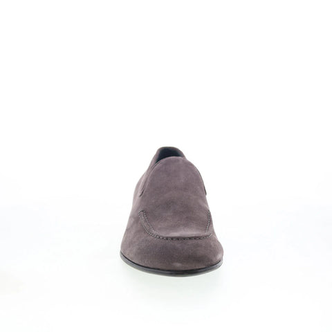 Pastori by Di Bianco Marcus Mens Gray Suede Loafers & Slip Ons Penny Shoes