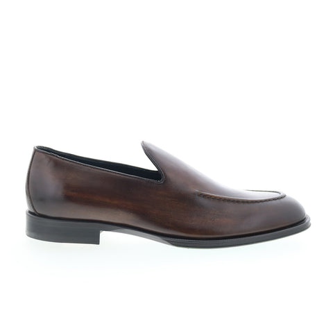 Pastori by Di Bianco Marcus Mens Brown Loafers & Slip Ons Casual Shoes